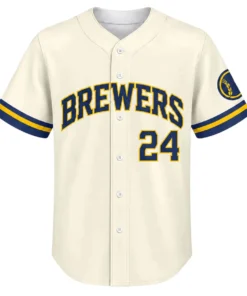 William Contreras Cream Signature Jersey Ultimate Brewers Style