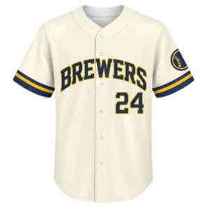 William Contreras Cream Signature Jersey Ultimate Brewers Style