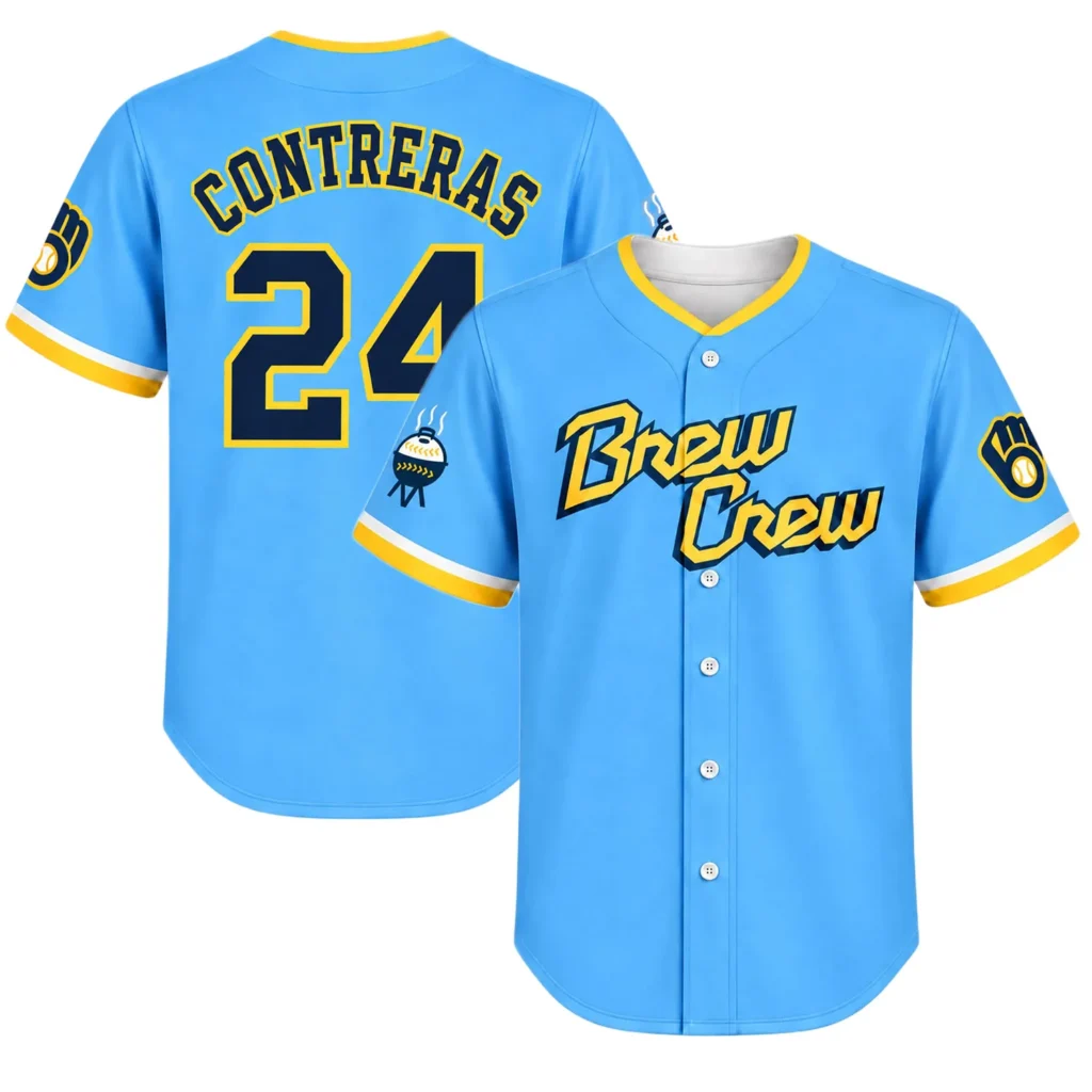 William Contreras Jersey Brew Crew 2026 Bold Brewers Edition