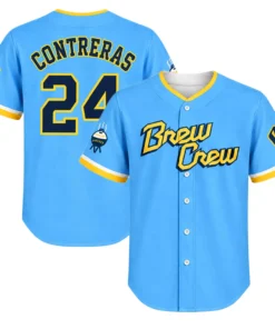 William Contreras Jersey Brew Crew 2026 Bold Brewers Edition