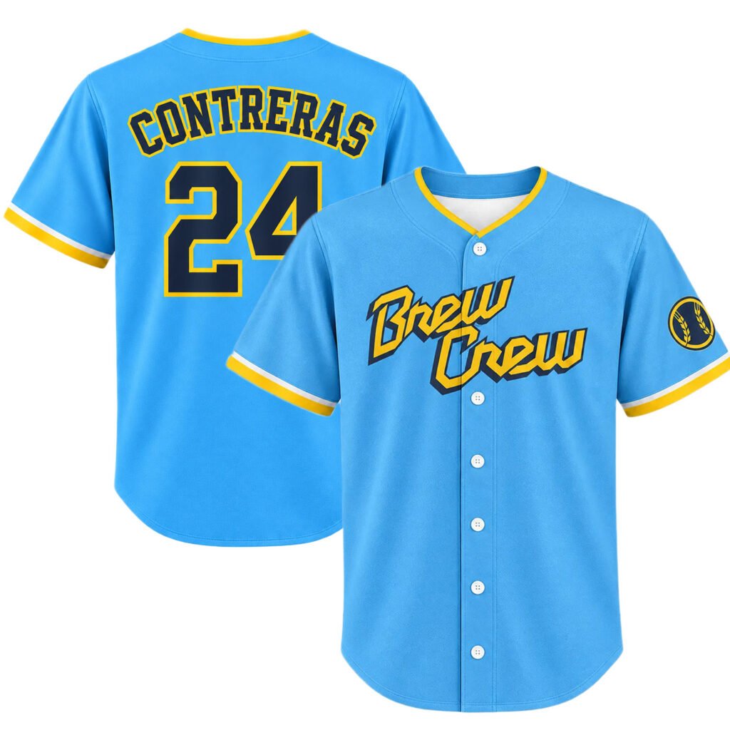 William Contreras Jersey City Connect 2026 Dynamic Brewers Style