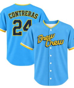 William Contreras Jersey City Connect 2026 Dynamic Brewers Style