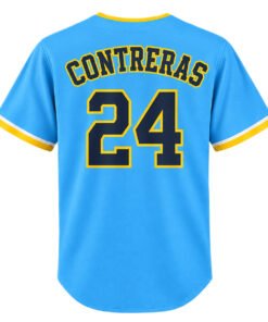 William Contreras Jersey City Connect 2026 Dynamic Brewers Style Back