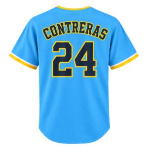 William Contreras Jersey City Connect 2026 Dynamic Brewers Style Back