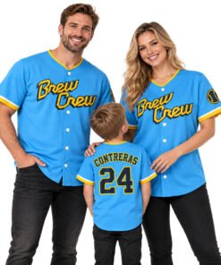 William Contreras Jersey City Connect 2026 Dynamic Brewers Style Family