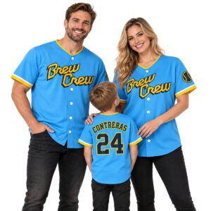 William Contreras Jersey City Connect 2026 Dynamic Brewers Style Family