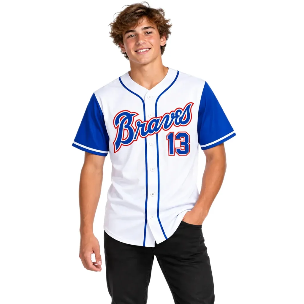Youth Atlanta Braves Ronald Acuna Jr. Jersey Dynamic MLB baseball