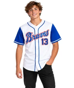 Youth Atlanta Braves Ronald Acuna Jr. Jersey Dynamic MLB baseball