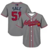 Youth Chris Sale Braves Jersey Elite MLB Baseball