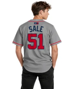 Youth Chris Sale Braves Jersey Elite MLB Baseball