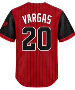 Youth Miguel Vargas White Sox Red Jersey Vibrant City Connect