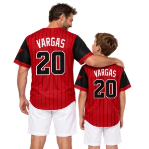 Youth Miguel Vargas White Sox Red Jersey Vibrant City Connect