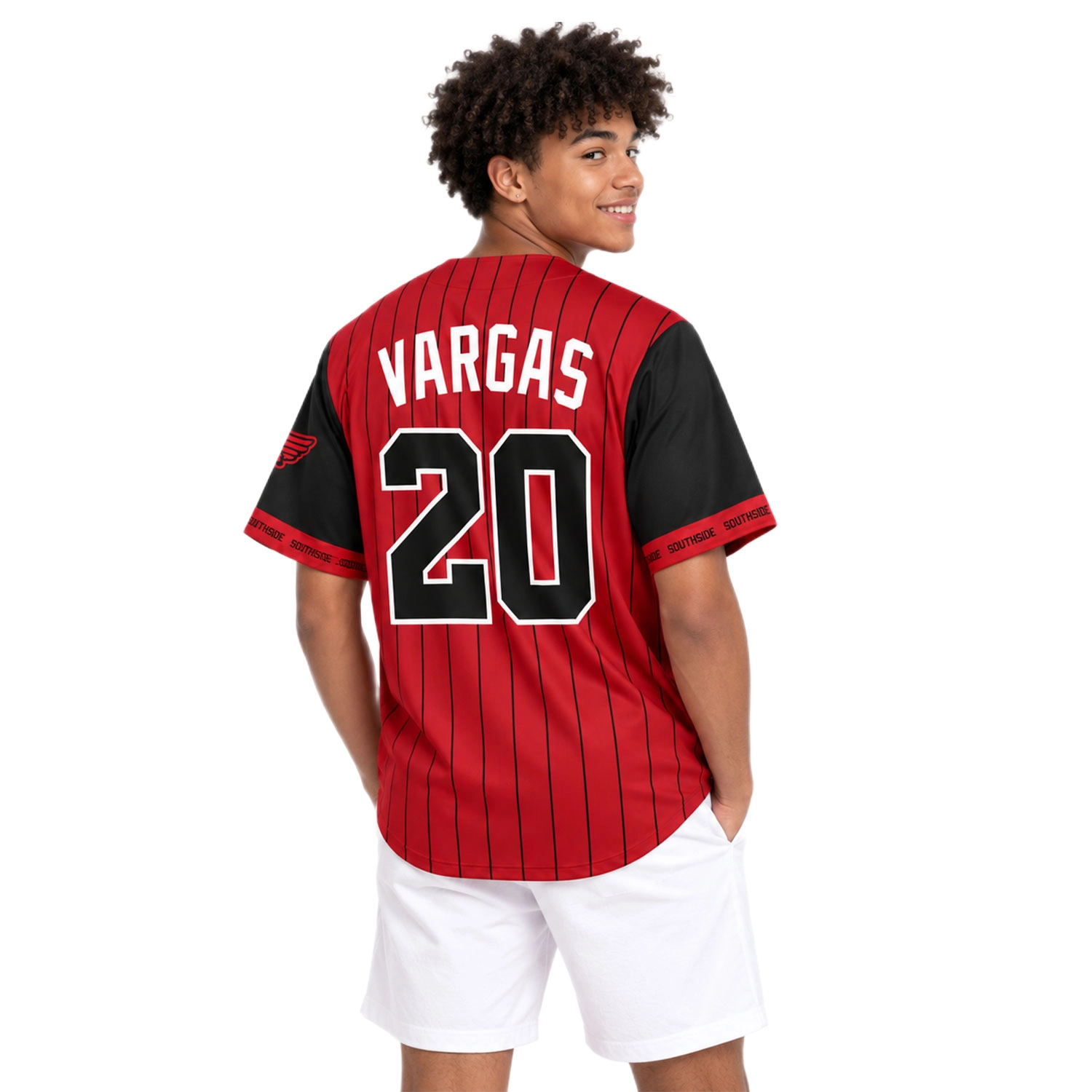 Youth Miguel Vargas White Sox Red Jersey Vibrant City Connect