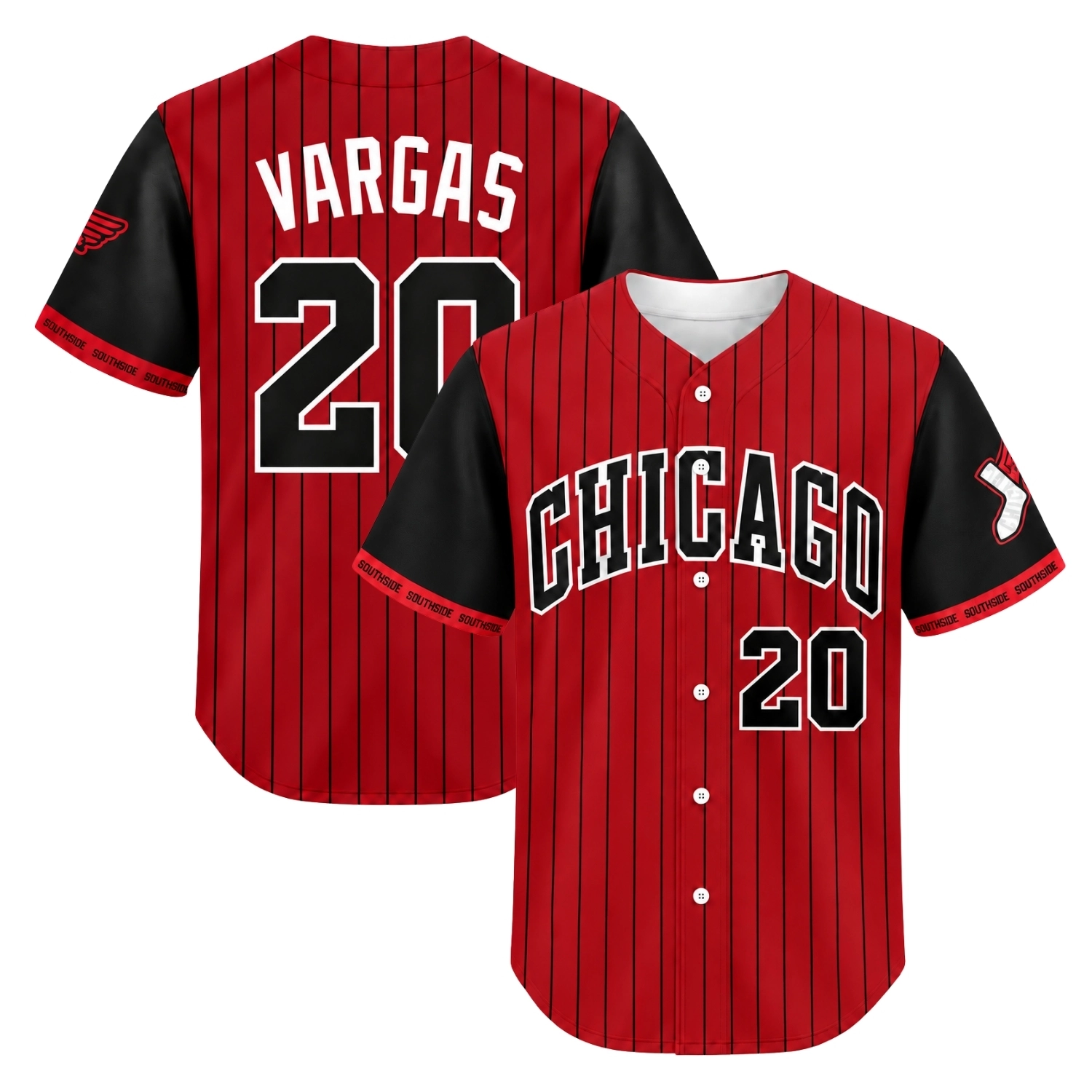 Youth Miguel Vargas White Sox Red Jersey Vibrant City Connect