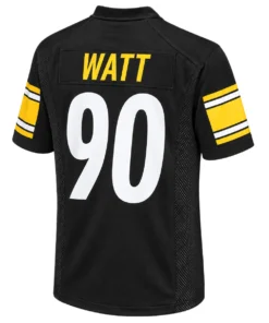 Youth Pittsburgh Steelers TJ Watt Black Jersey – Team Pride