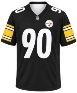 Youth Pittsburgh Steelers TJ Watt Black Jersey – Team Pride