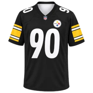 Youth Pittsburgh Steelers TJ Watt Black Jersey – Team Pride