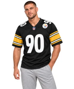 Youth Pittsburgh Steelers TJ Watt Black Jersey – Team Pride