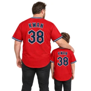 Youth Steven Kwan Guardians Red Jersey Impressive